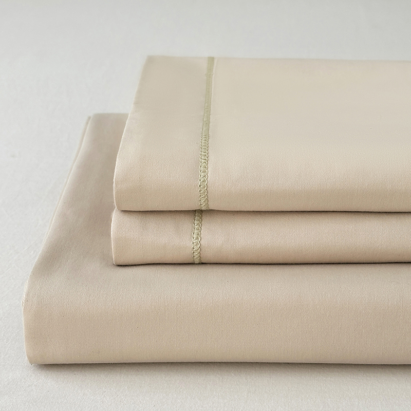 91家纺网 家纺一手货源 找家纺 （总）宝时兰 2025新款加厚100%全棉长绒棉纯色磨毛单品床单纯棉枕套高密【提供买家秀/可定制其他尺寸】