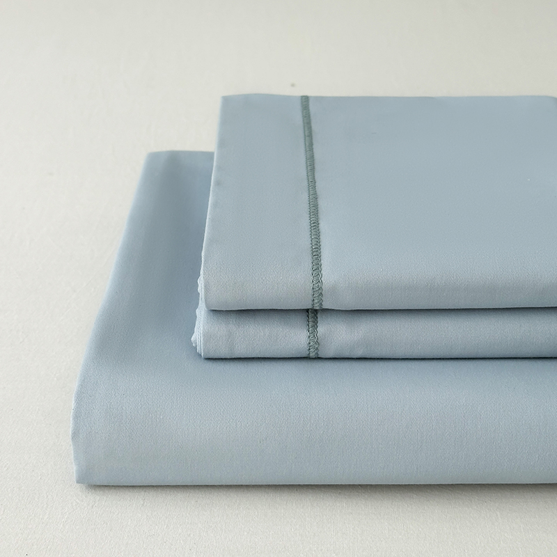 91家纺网 家纺一手货源 找家纺 （总）宝时兰 2025新款加厚100%全棉长绒棉纯色磨毛单品床单纯棉枕套高密【提供买家秀/可定制其他尺寸】