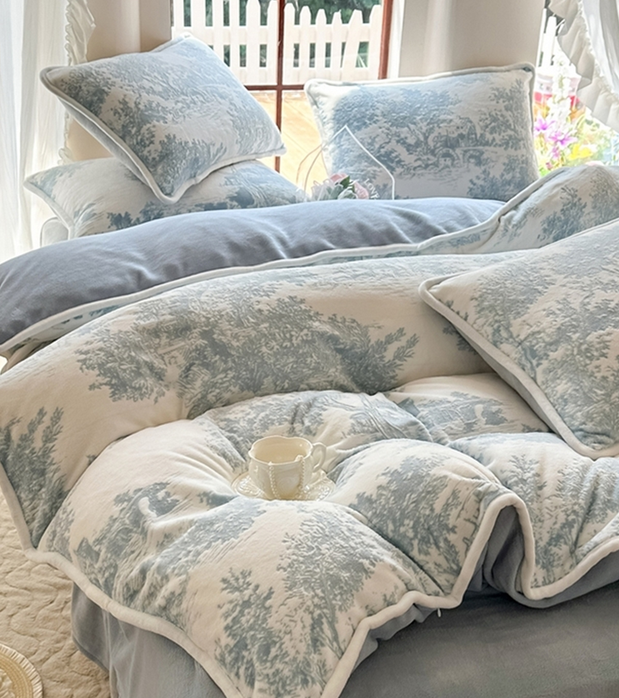 货源网 一件代发 网上商城 找家纺 亿品家纺 四件套 牛奶绒四件套