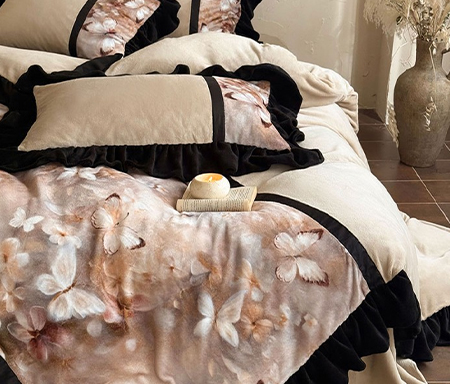 惯盈 91家纺网 货源网 一件代发 网上商城 找家纺 惯盈家纺 40支纯棉、牛奶绒等公主风韩版床裙款四件套 南通家纺 叠石桥一手家纺货源网