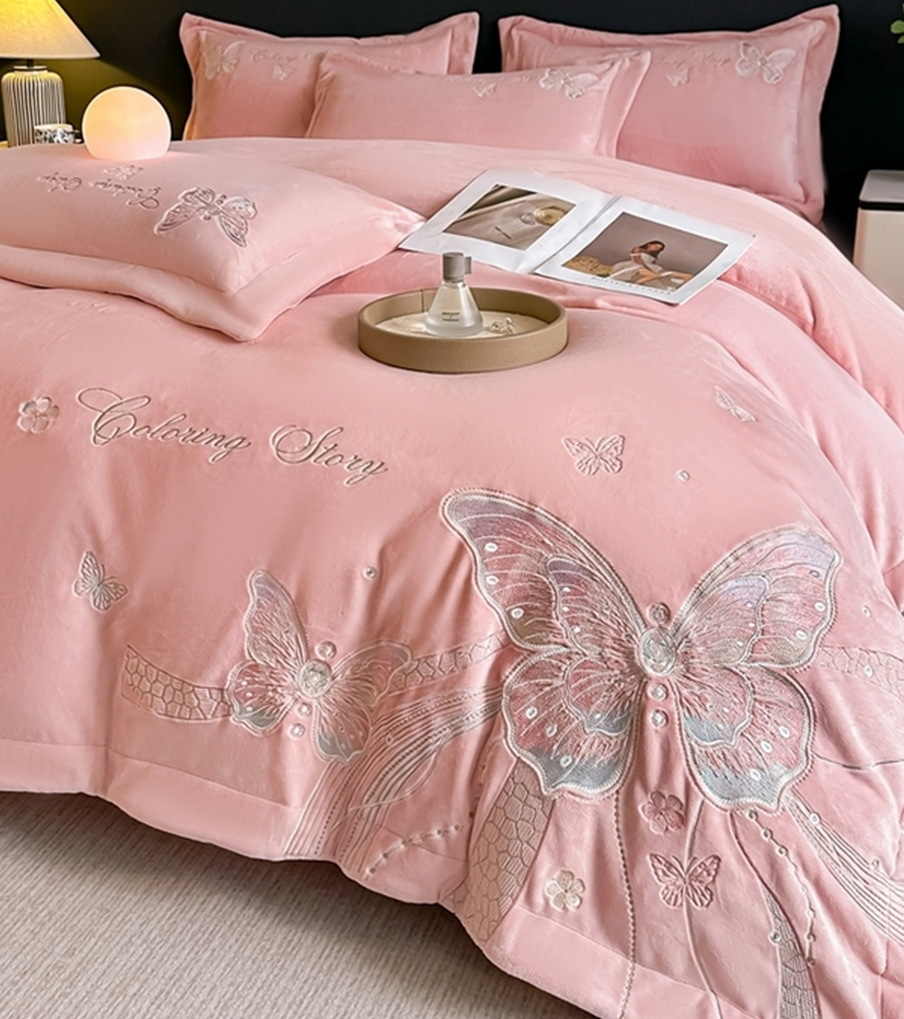 货源网 一件代发 网上商城 找家纺 锦铭源家纺 四件套,绒四件套