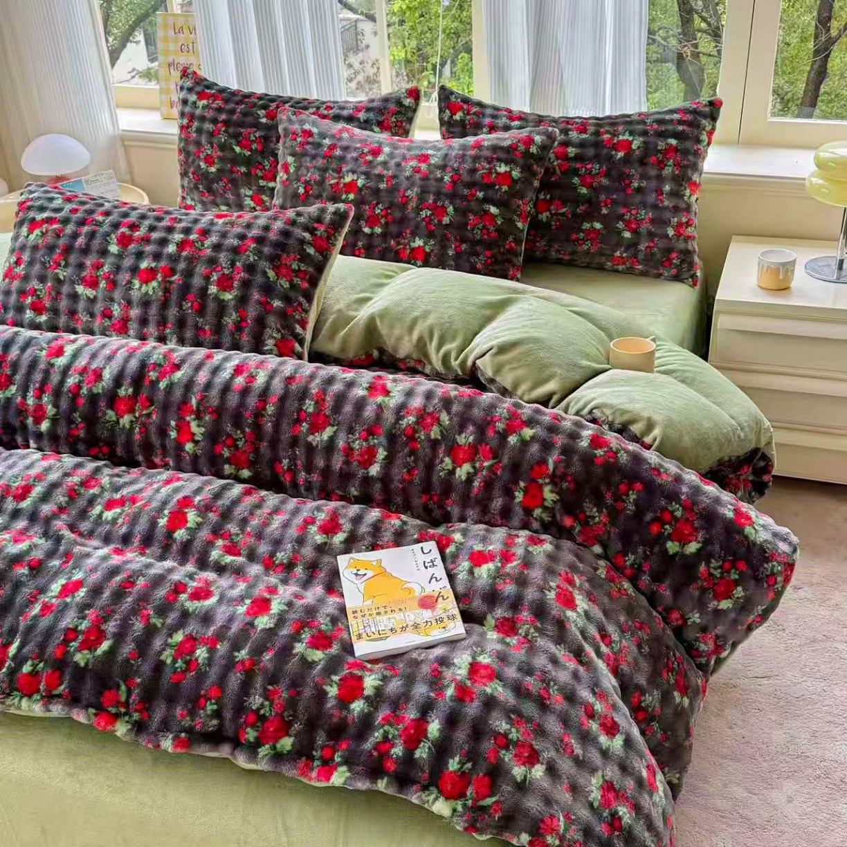 货源网 一件代发 网上商城 找家纺 爱多多家居 水洗棉四件套,夏被