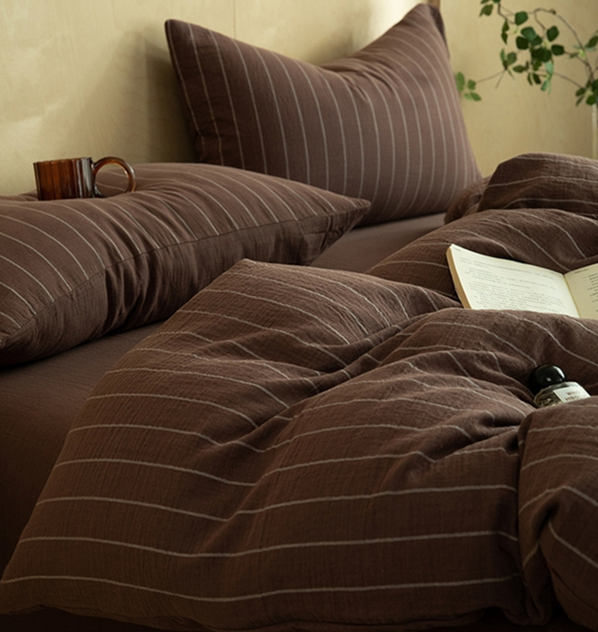 91家纺网 中国家纺 南通家纺 家纺货源 找家纺 网上商城 家纺十大品牌 棉小二 全棉水洗棉：全棉双层纱四件套