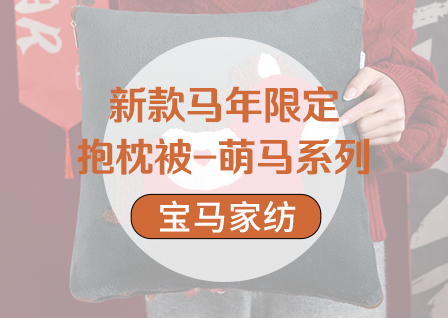 货源网 一件代发 网上商城 找家纺 宝马家纺（原梦童画） 靠枕/抱枕被/抱枕毯