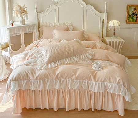 网红馆 91家纺网 货源网 一件代发 网上商城 找家纺 网红馆（ck家纺） 全棉普通磨毛活性普通磨毛天鹅绒贡缎全棉雕花绒床裙 南通家纺 叠石桥一手家纺货源网