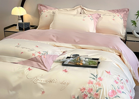 货源网 一件代发 网上商城 找家纺 桃园 长绒棉绣花四件套  夏被四件套  各种刺绣套件