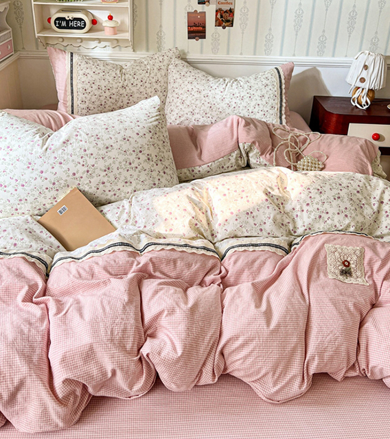 货源网 一件代发 网上商城 找家纺 韩秀家纺 全棉普通四件套,化纤普通四件套,天丝四件套