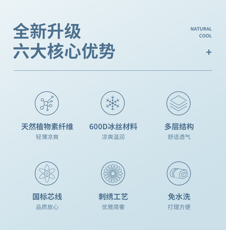 91家纺网 家纺一手货源 找家纺 （总）2022爱古德新款信封式绣花冰藤枕套（单枕套无内芯）