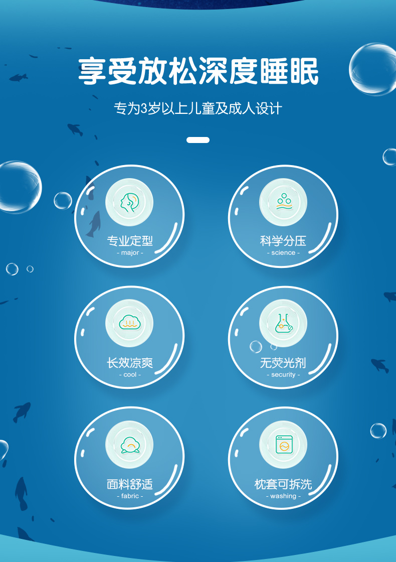 91家纺网 家纺一手货源 找家纺 爱古德 春夏冰感丝太空慢回弹记忆棉枕头含枕套儿童成人款小猪猪
