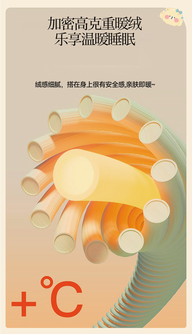 91家纺网 家纺一手货源 找家纺 广奥 2023新款加厚保暖塔芙绒床笠三件套 米白