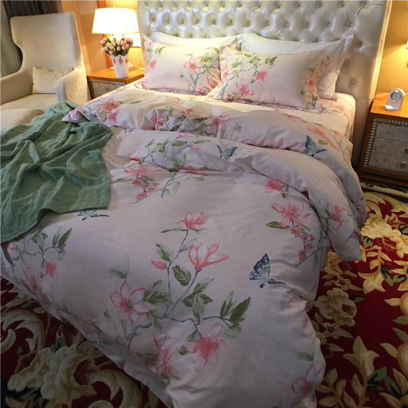 2017天丝麻四件套