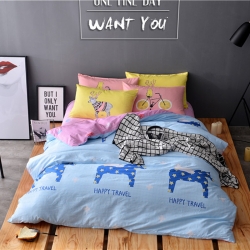 北欧混搭全棉四件套