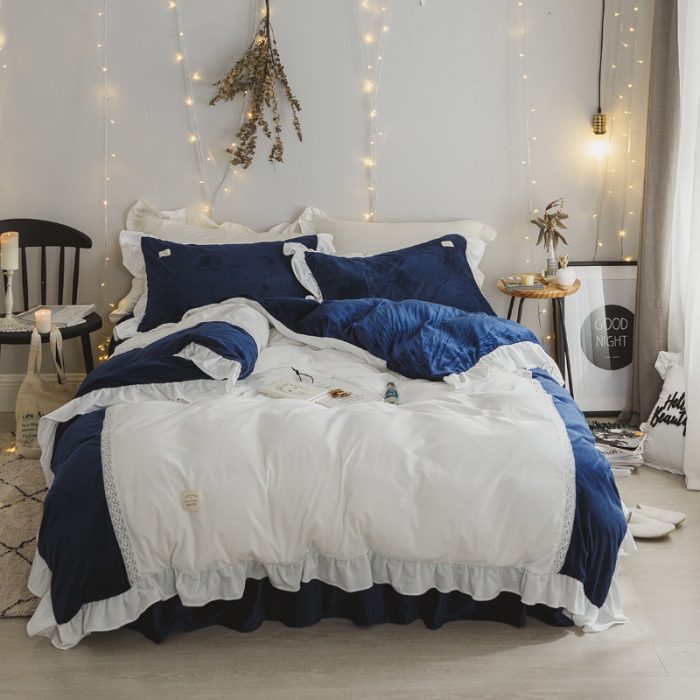 丽丝绒四件套winter