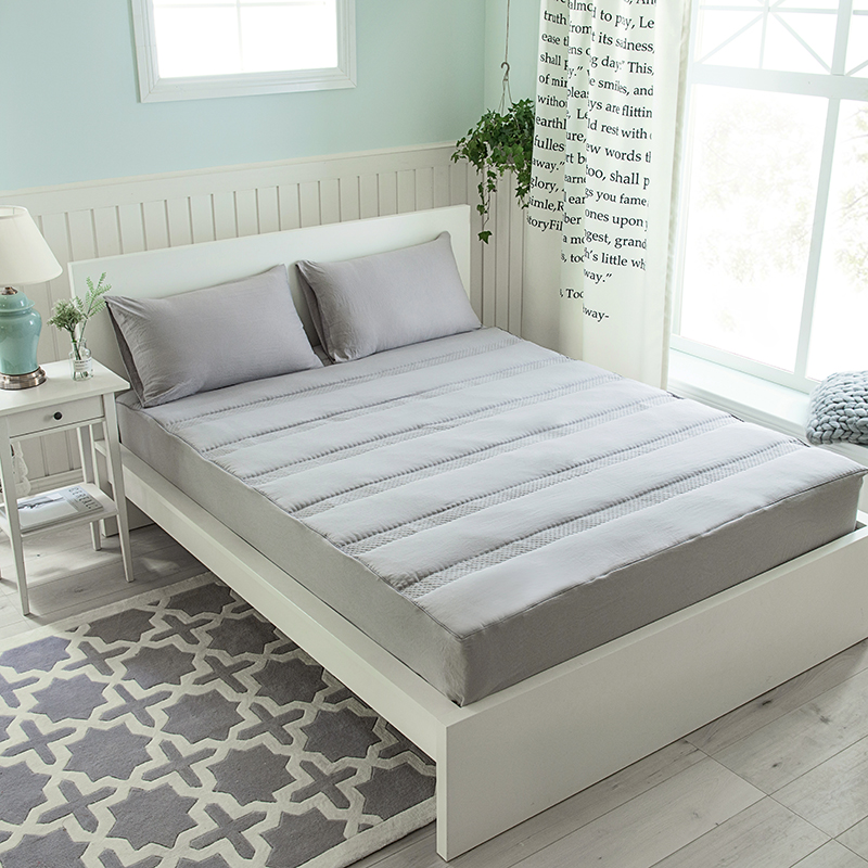 宜家风 水洗棉夹棉床笠