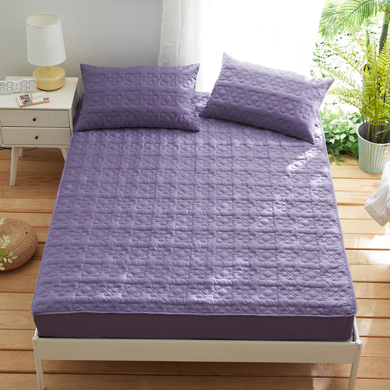 幸运心夹棉床笠