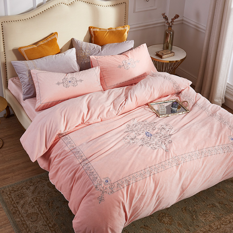 水晶绒欧式绣花系列