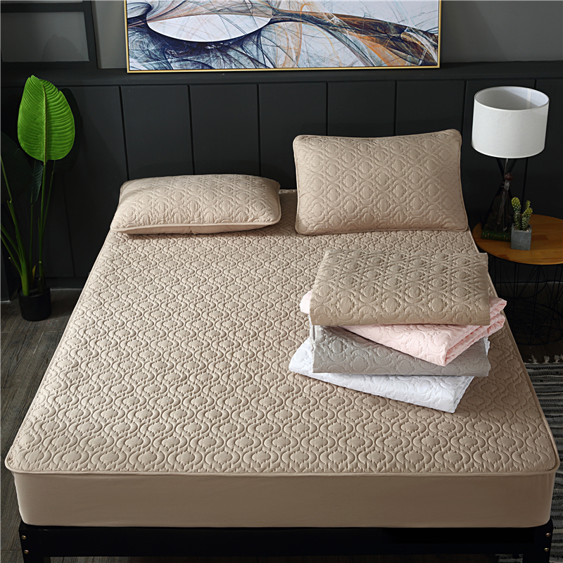 暖她2019压花灯笼夹棉床笠