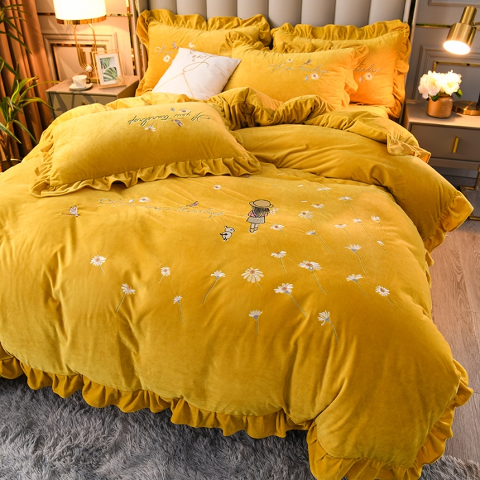 牛奶绒四件套系列-闲趣