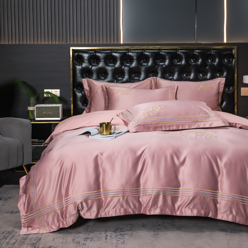 2021款60s全棉水洗真丝四件套