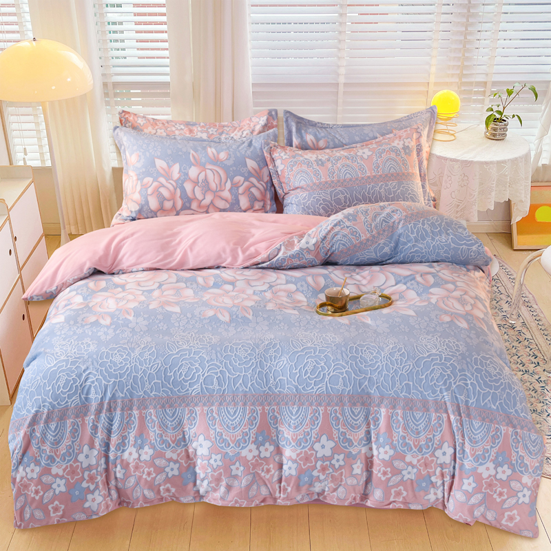 高克重雕花绒四件套（提取码mmsj）