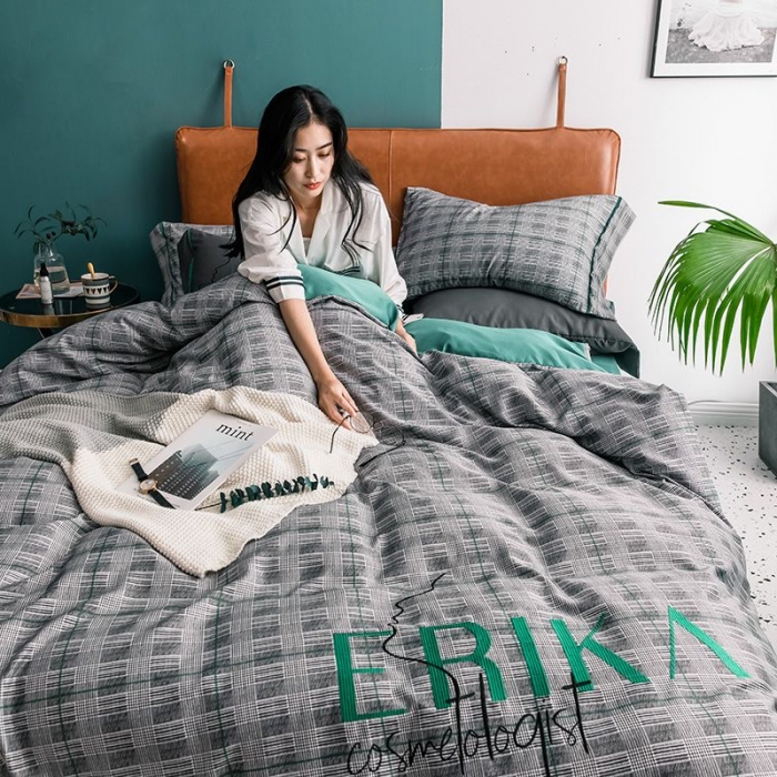 91家纺网 家纺一手货源 找家纺 慕梵 2019新款轻奢天丝绸四件套 埃里卡