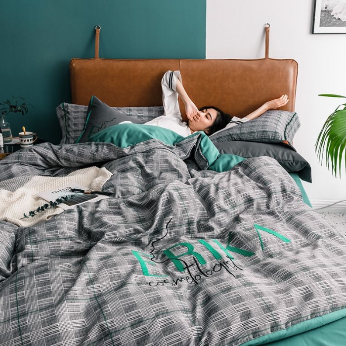 91家纺网 家纺一手货源 找家纺 慕梵 2019新款轻奢天丝绸四件套 埃里卡