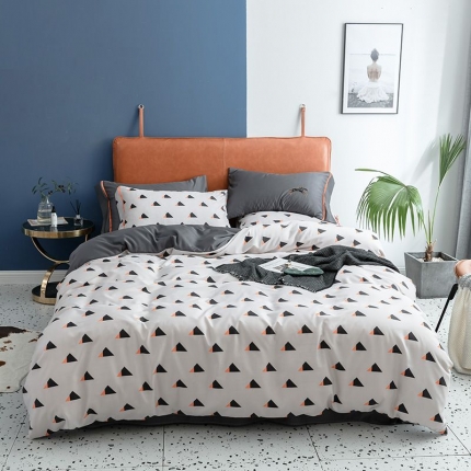 慕梵 2019新款轻奢天丝绸四件套 黑夜骑士