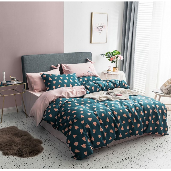 91家纺网 家纺一手货源 找家纺 慕梵 2019新款轻奢天丝绸四件套 情有独钟