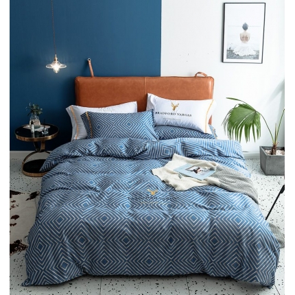 慕梵 2019新款轻奢天丝绸四件套 塞纳河畔