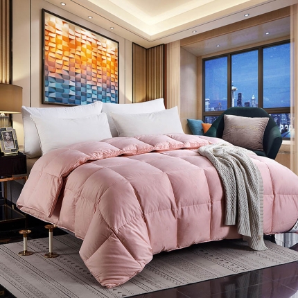 91家纺网 家纺一手货源 找家纺 （总）绒研羽绒 2025新品皇冠羽绒被全棉贡缎提花