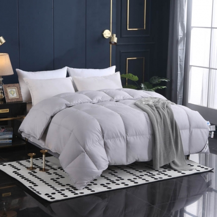 91家纺网 家纺一手货源 找家纺 （总）绒研羽绒 2025新品皇冠羽绒被全棉贡缎提花