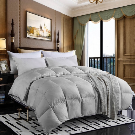 91家纺网 家纺一手货源 找家纺 （总）绒研羽绒 2025爆款丽莎羽绒被全棉贡缎提花