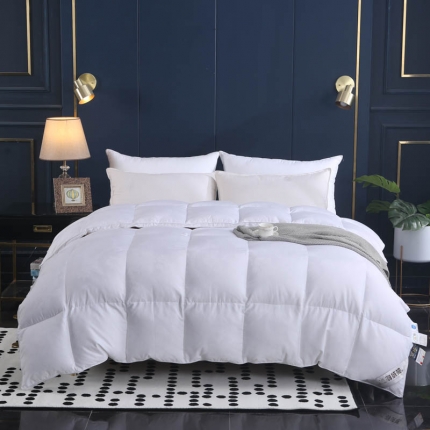 91家纺网 家纺一手货源 找家纺 （总）绒研羽绒 2025新品丽莎鹅绒被全棉贡缎提花