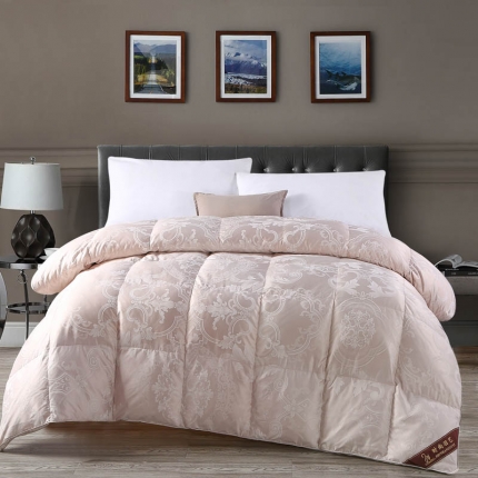 91家纺网 家纺一手货源 找家纺 （总）绒研羽绒 2025爆款威廉华贵羽绒被超柔竹棉提花