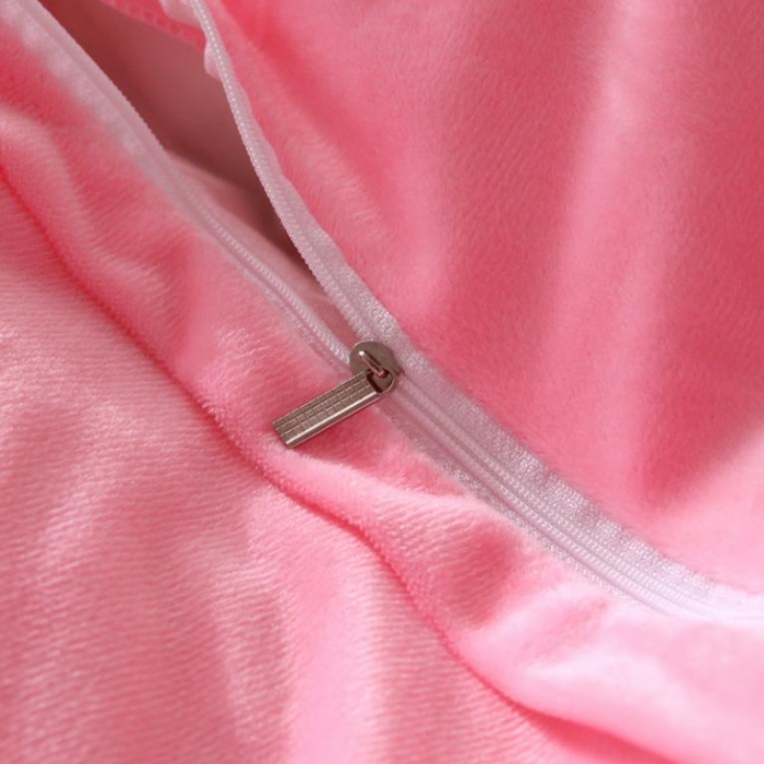 91家纺网 家纺一手货源 找家纺 唐人居 韩版宝宝绒四件套 2粉色