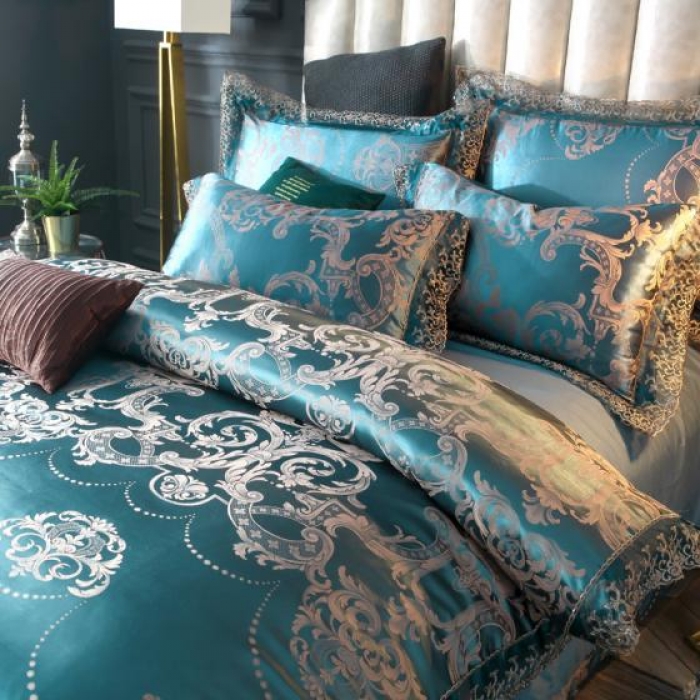 91家纺网 家纺一手货源 找家纺 （总）唐人居 2025新款天丝莫代尔提花四件套