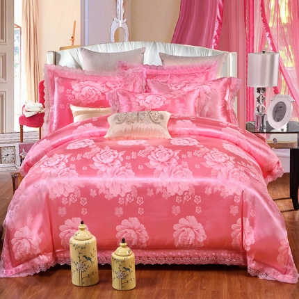 91家纺网 家纺一手货源 找家纺 （总）唐人居 2025新款天丝莫代尔提花四件套