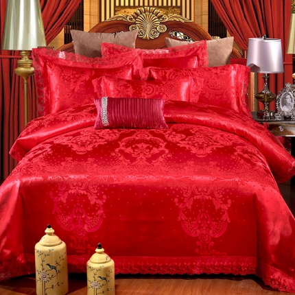 91家纺网 家纺一手货源 找家纺 （总）唐人居 2025新款天丝莫代尔提花四件套