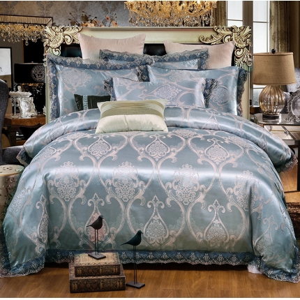 91家纺网 家纺一手货源 找家纺 （总）唐人居 2025新款天丝莫代尔提花四件套