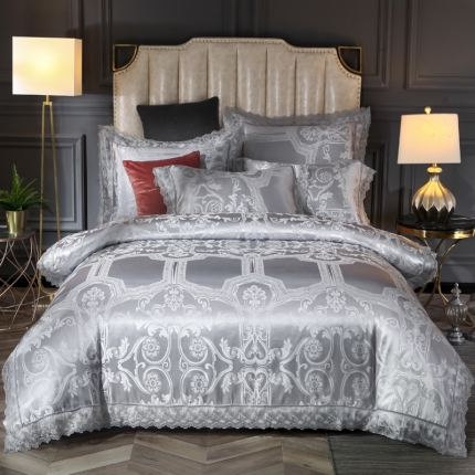 91家纺网 家纺一手货源 找家纺 （总）唐人居 2025新款天丝莫代尔提花四件套