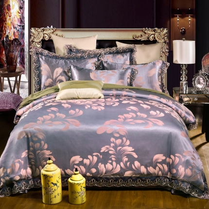 91家纺网 家纺一手货源 找家纺 （总）唐人居 2025新款天丝莫代尔提花四件套