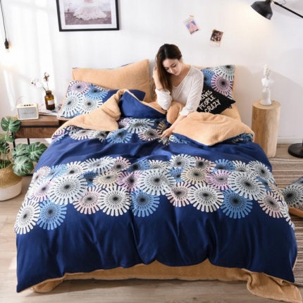 91家纺网 家纺一手货源 找家纺 （总）唐人居 2025新款棉加绒单被套