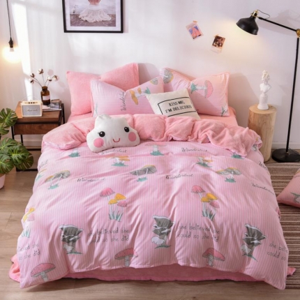 91家纺网 家纺一手货源 找家纺 （总）唐人居 2025新款棉加绒单被套