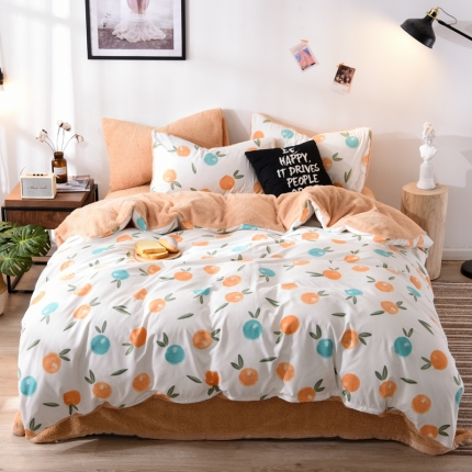 91家纺网 家纺一手货源 找家纺 （总）唐人居 2025新款棉加绒单被套