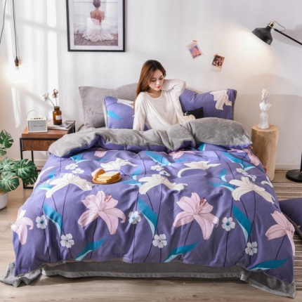 91家纺网 家纺一手货源 找家纺 （总）唐人居 2025新款棉加绒单被套