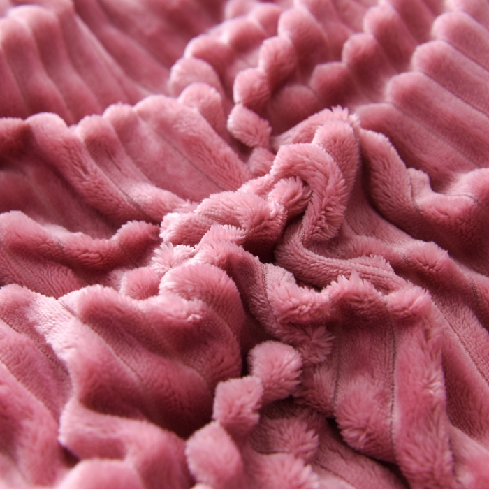 91家纺网 家纺一手货源 找家纺 唐人居家纺  2025冬季保暖魔法绒四件套 丽莎-豆沙