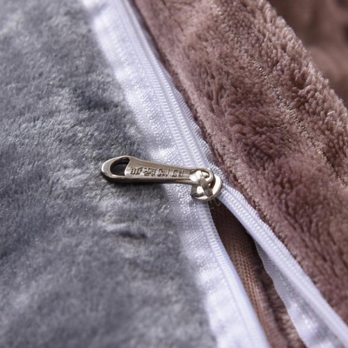 91家纺网 家纺一手货源 找家纺 唐人居家纺  2025冬季保暖魔法绒四件套 丽莎-摩卡