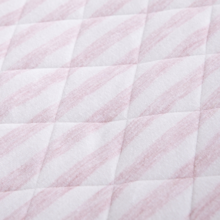 91家纺网 家纺一手货源 找家纺 琪琪阁家纺 细条纹针织棉夏被平行世界粉