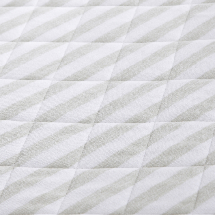 91家纺网 家纺一手货源 找家纺 琪琪阁家纺 细条纹针织棉夏被平行世界绿