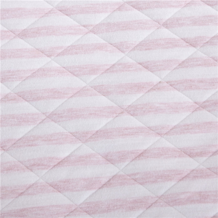 91家纺网 家纺一手货源 找家纺 琪琪阁家纺 全棉针织夏凉被宽条纹系列 浅粉条纹